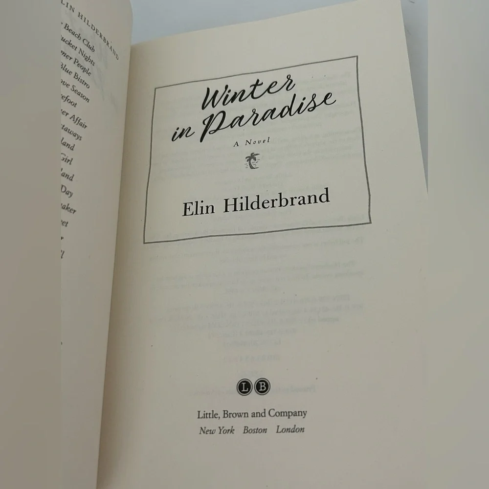 Winter in Paradise by Elin Hilderbrand